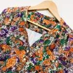 Ladies Three Quarter Sleeve Soft Floral Casual Tops From Levin - Image 4