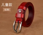 Children's belts, children's belts, boys' school dresses, black belts, children's kids, teenagers, leather trouser belts - Image 2