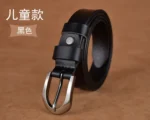 Children's belts, children's belts, boys' school dresses, black belts, children's kids, teenagers, leather trouser belts - Image 5