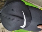 Mens Black Cap with Iconic Swoosh Logo | Cap for Men - Image 3